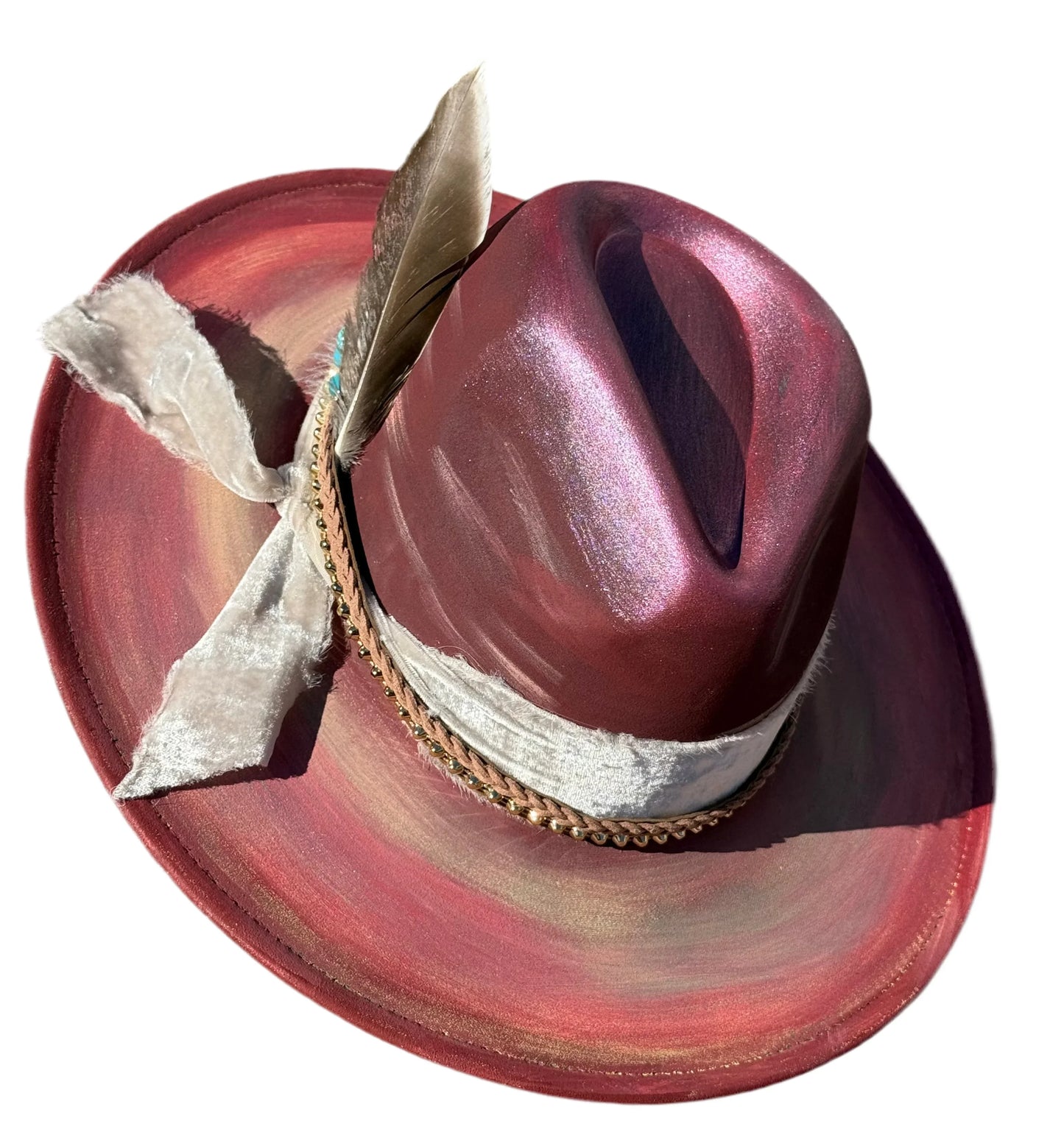Custom handcrafted Galaxmist Fedora Hat - Accessorizmee