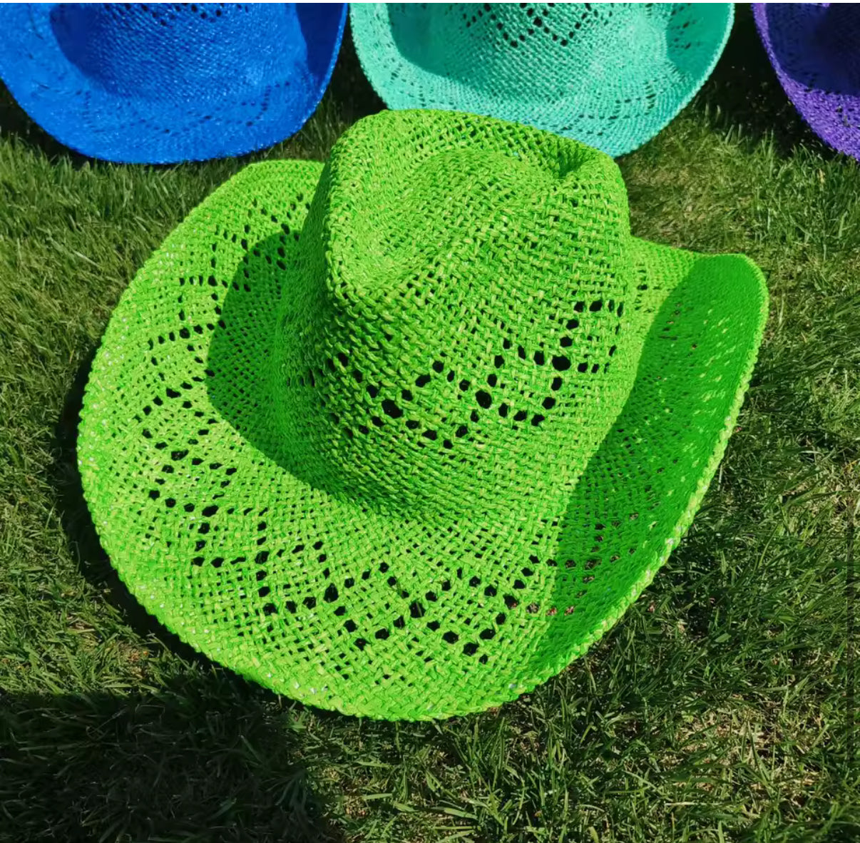Relaxed Straw Cowboy Hat - Accessorizmee