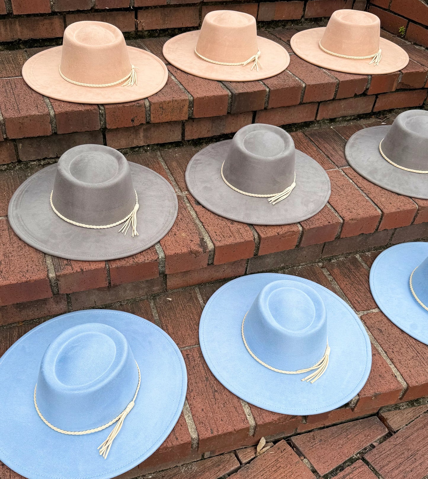Vegan Suede Classic Wide Brim-Style Hat – Unisex ,Adjustable & Stylish Suitable for Pyrography, Laser Engraving - Accessorizmee