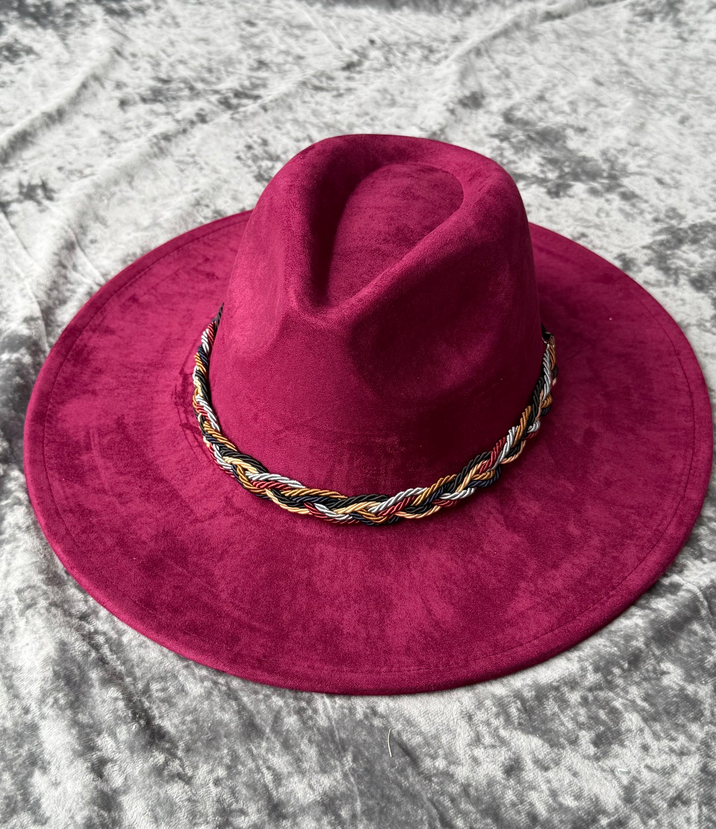 Twistme Suede wide brim Fedora - Accessorizmee