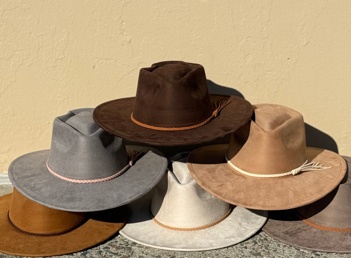 Arrowhead widebrim Vegan Fedora Hat