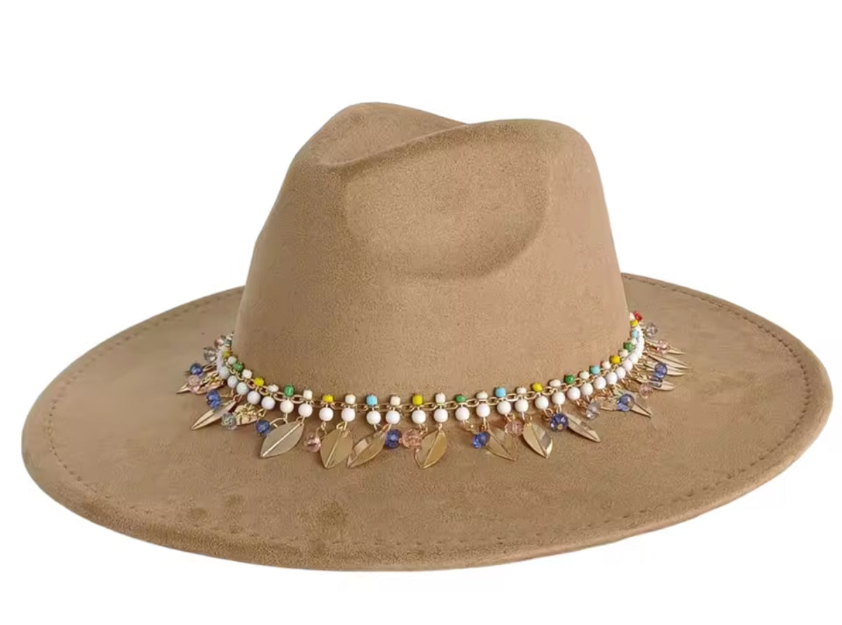Infinity Suede Wide Brim Fedora