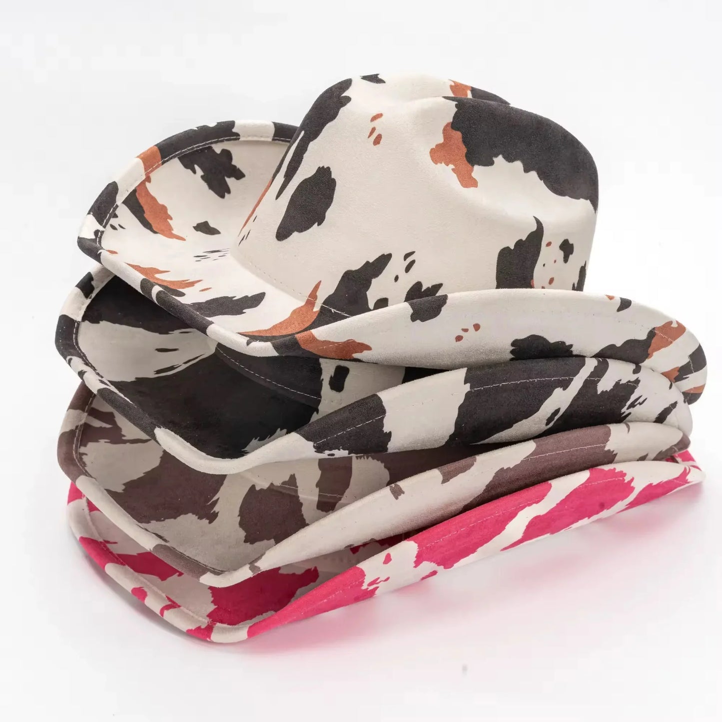 Cow print -premium Suede Cowboy Hat - Accessorizmee