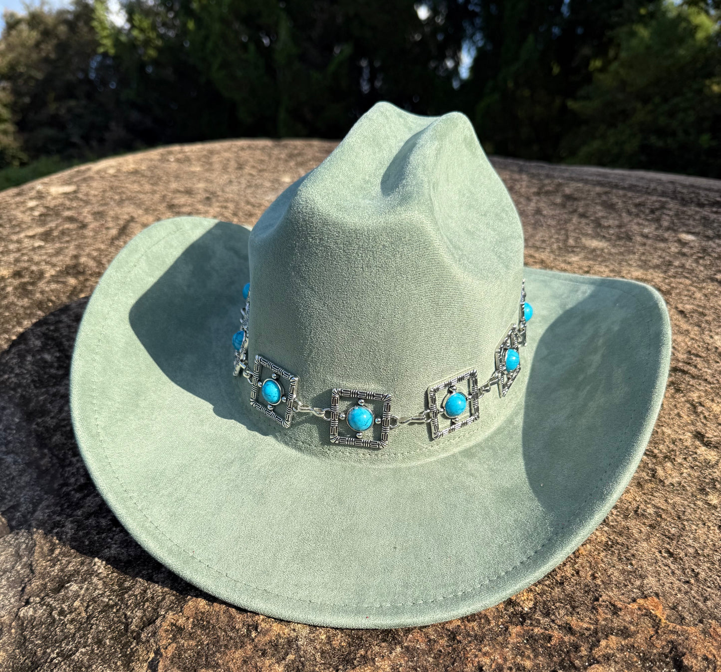Premium Parly Suede pinched Cowboy Hat