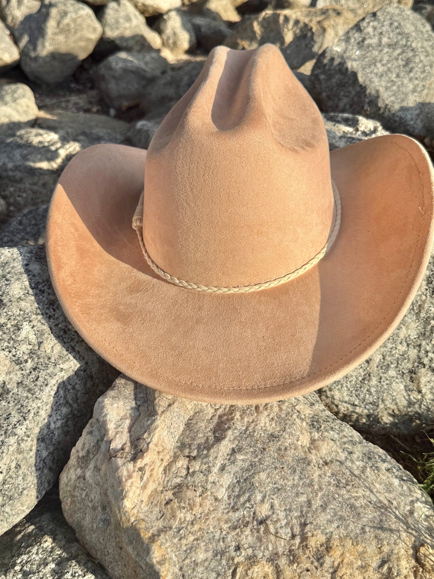 Vegan Suede Cowboy Hat Solid, Solid Cowboy Hat for Burning,, Rancher Hat, Wide Brim Hat, Hat for customization
