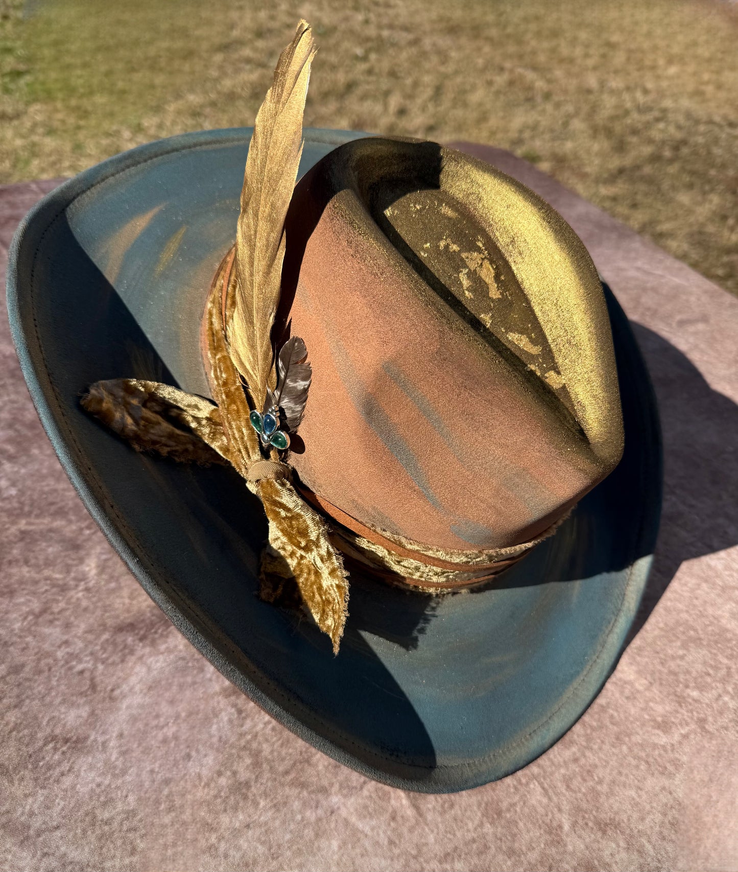 Goldrush Custom Handcrafted Cowboy Hat