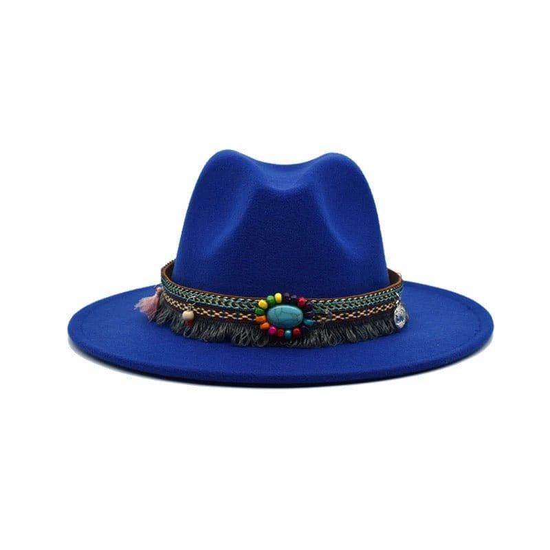 Boho Stiff Fedora Hat - Accessorizmee