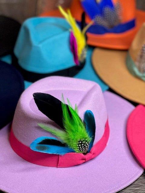 Bow Tie Fedora Hat -Minty - Accessorizmee