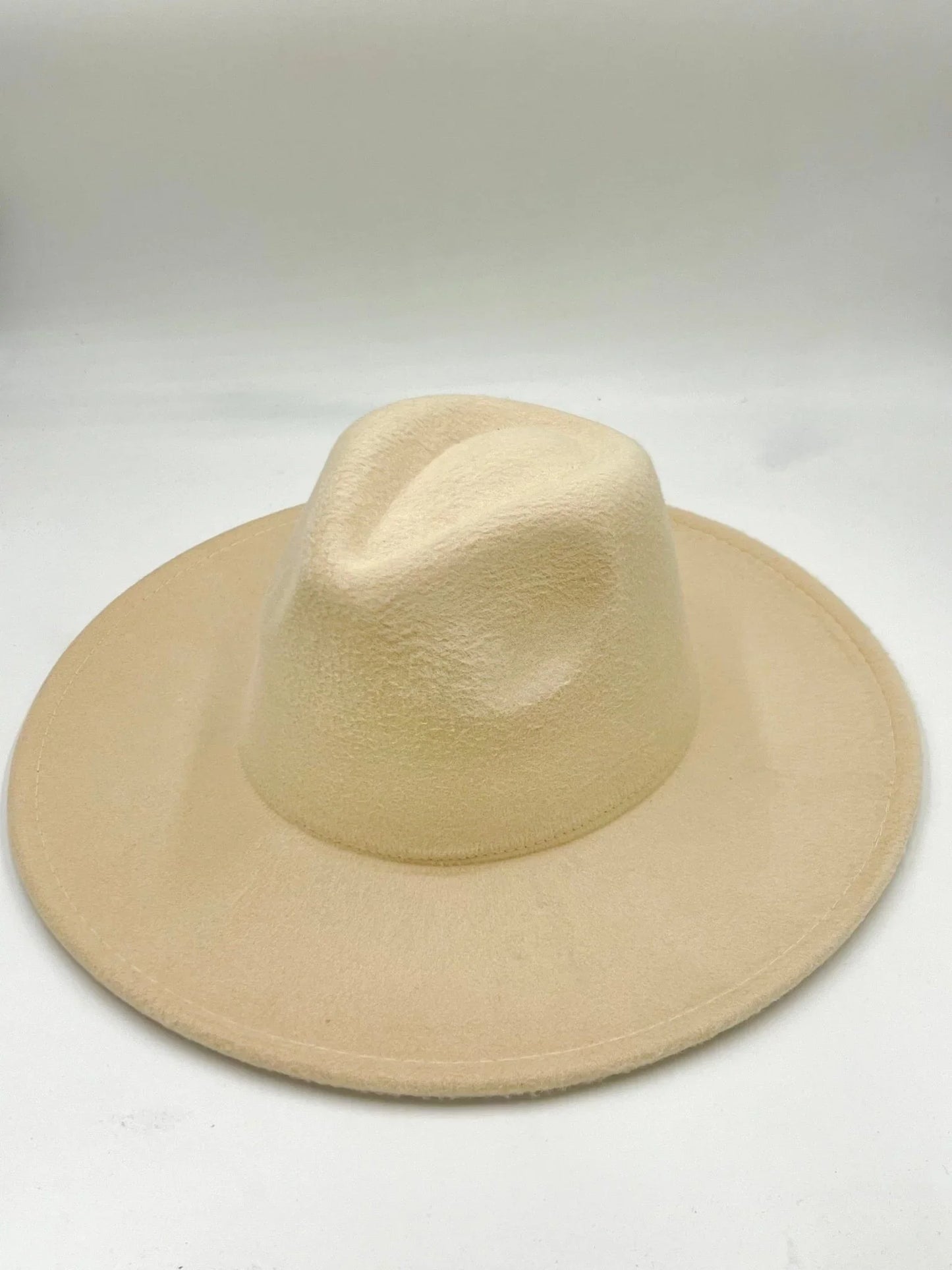 Defective cream large brim Hat - Accessorizmee