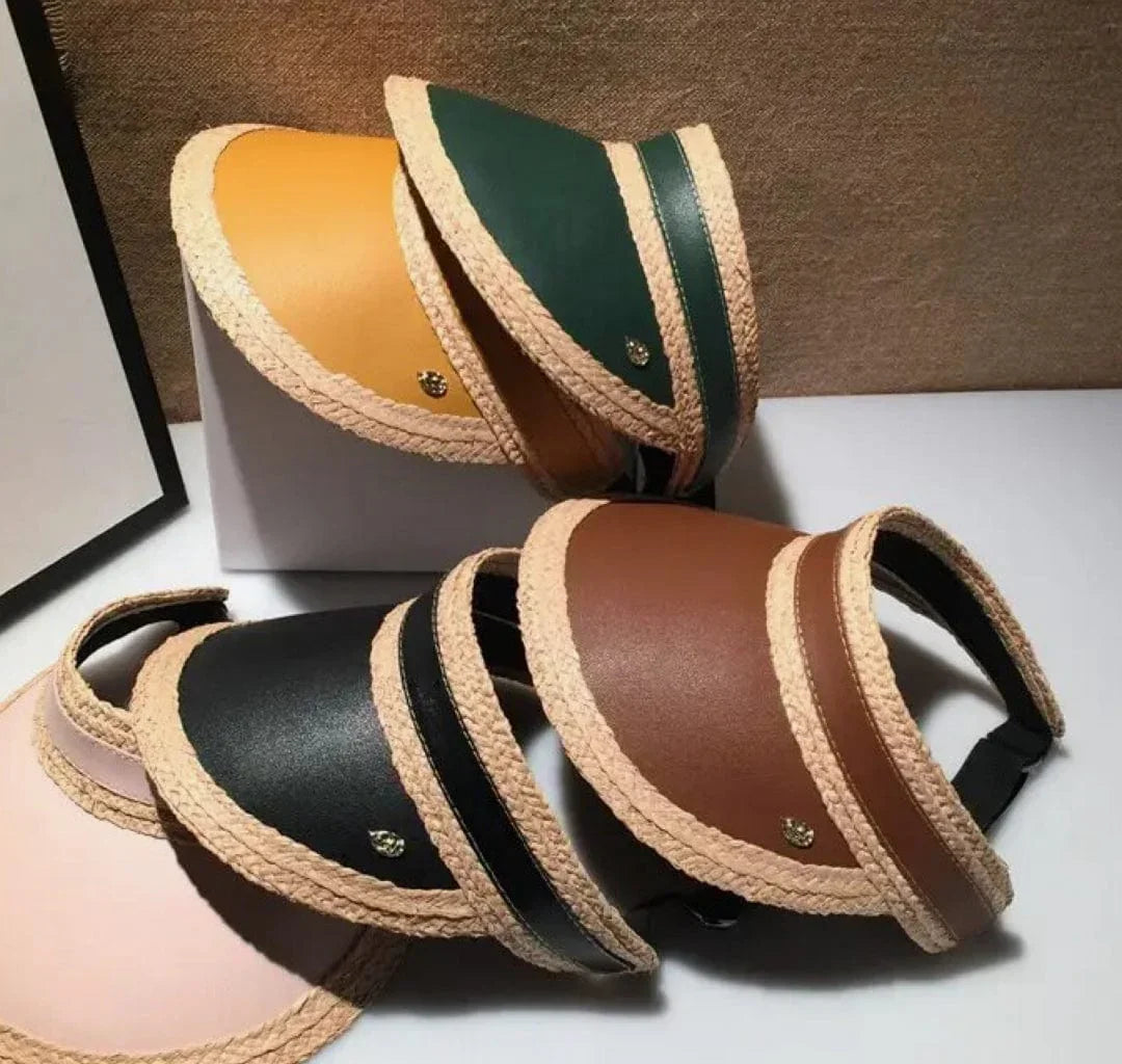 Everyday Straw Sun visor-khaki - Accessorizmee