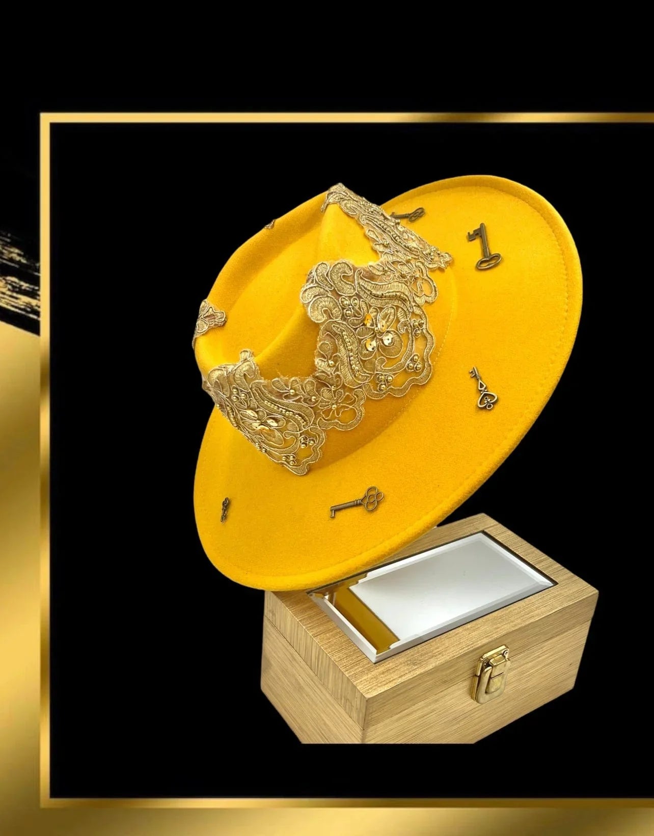 Extraordinary Fedora Hat- Mustard - Accessorizmee