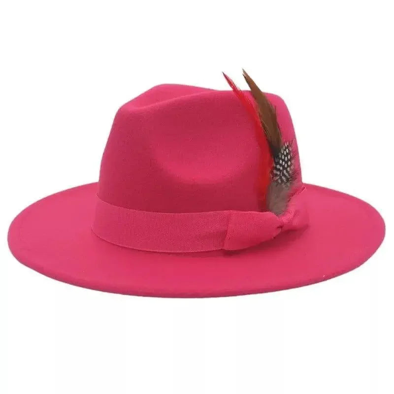 Feathered Fedora - Accessorizmee