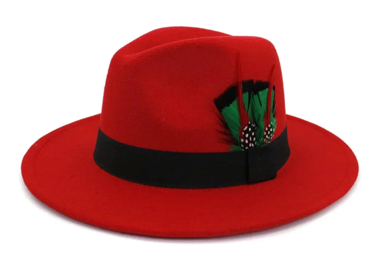 Feathered Fedora-Hat boss - Accessorizmee