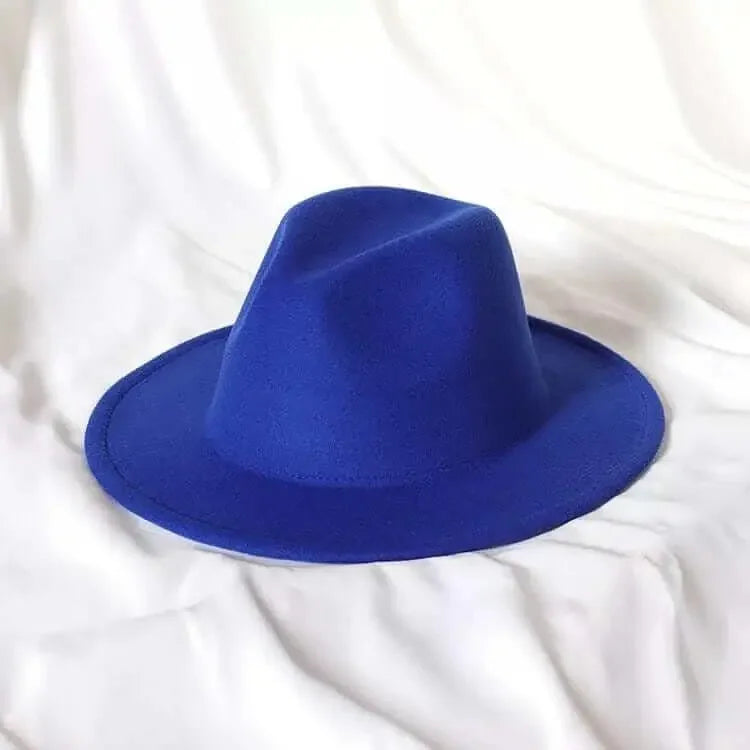 Stiff Solid Fedora - Accessorizmee