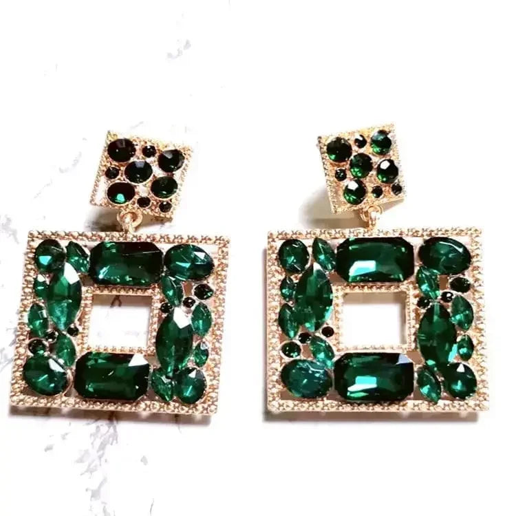 Glistening Statement Earrings - Accessorizmee