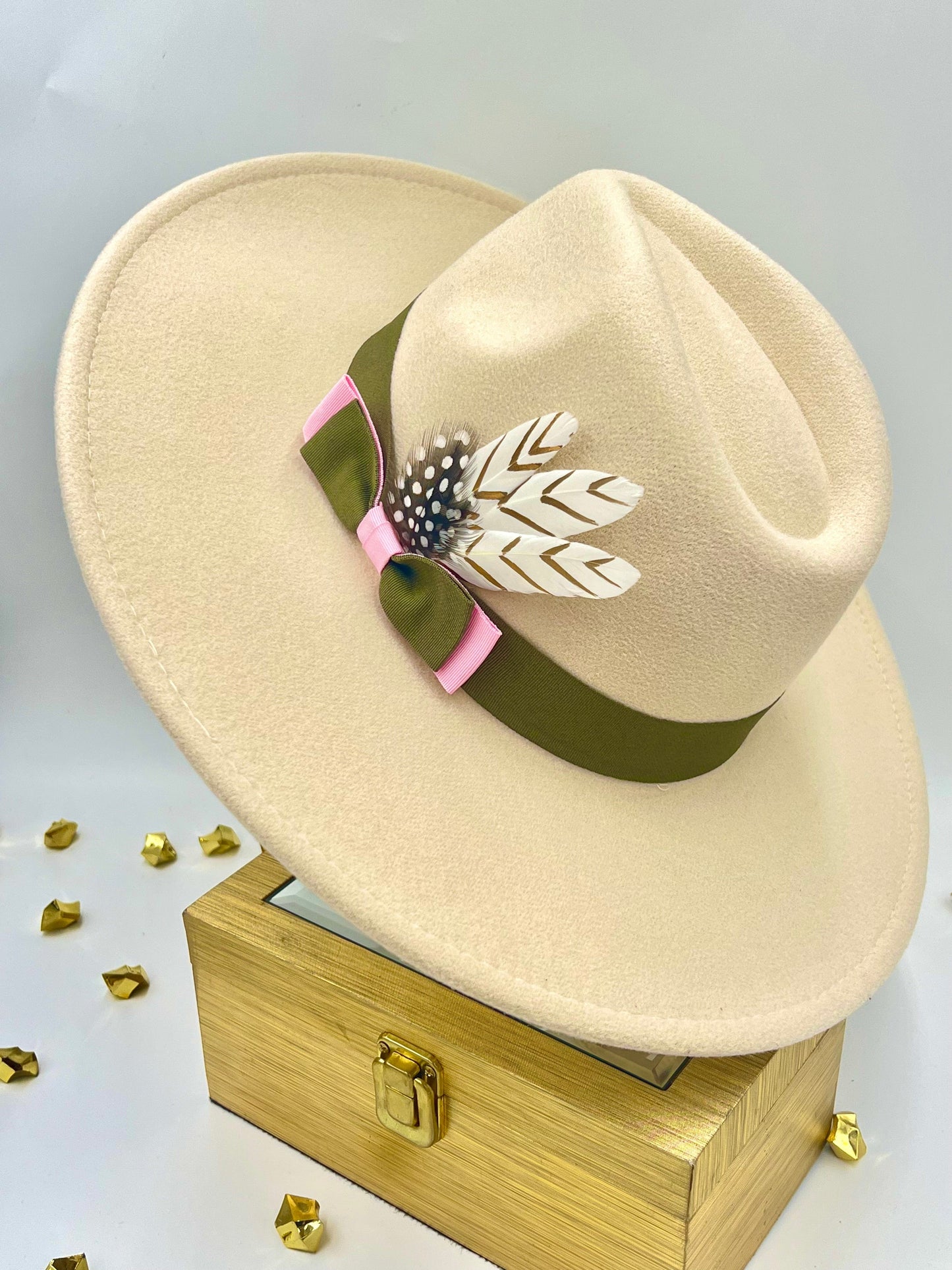 Luxury Fedora Hat -Shortcake - Accessorizmee