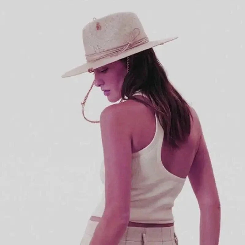 Luxury Gold Straw Hat - Accessorizmee