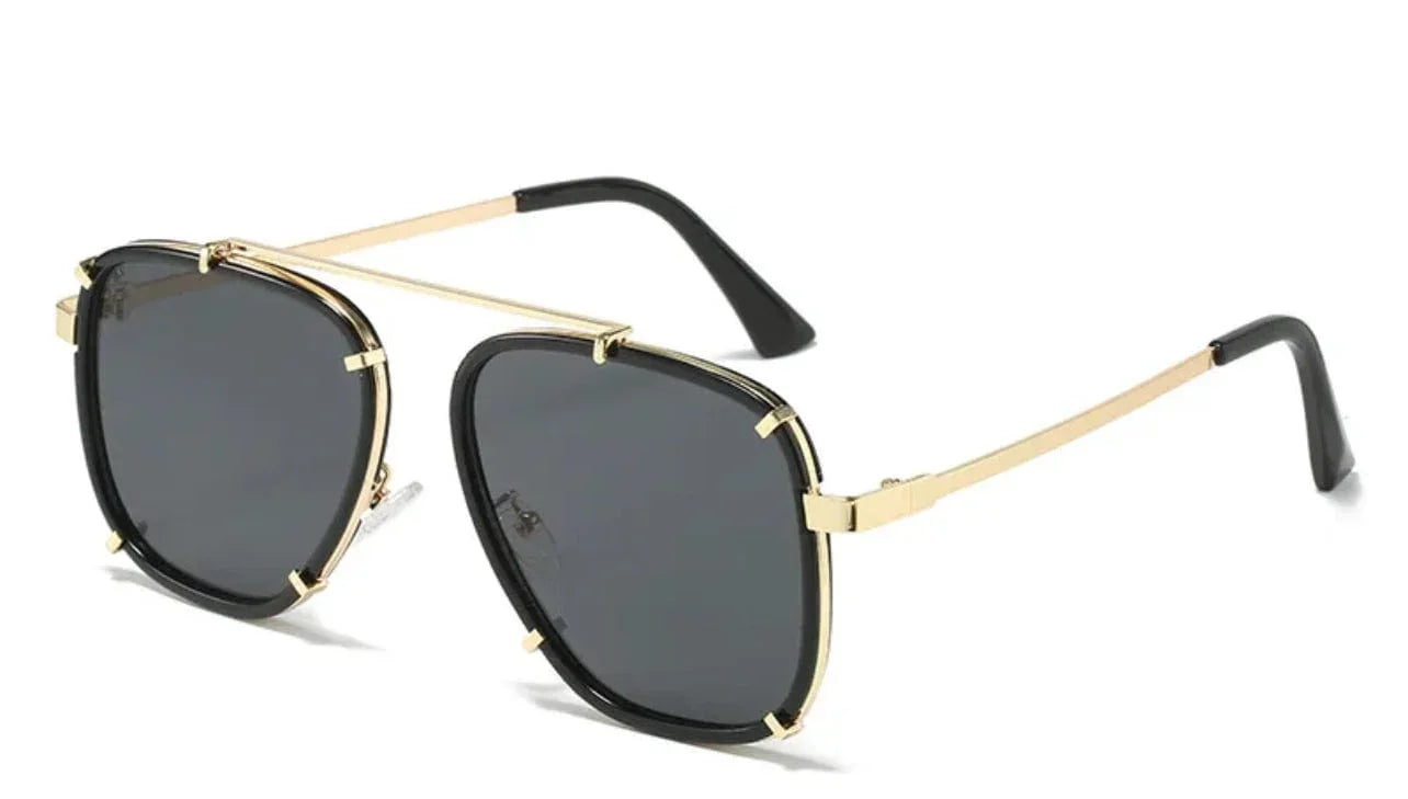 No Nonsense Statement Sunglasses, Durable Resin & Metal Unisex Design - Lightweight - Accessorizmee