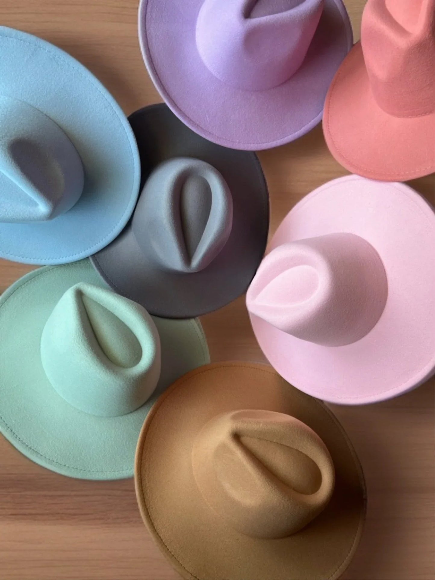 Pastel Bundle-7 Fedoras - Accessorizmee