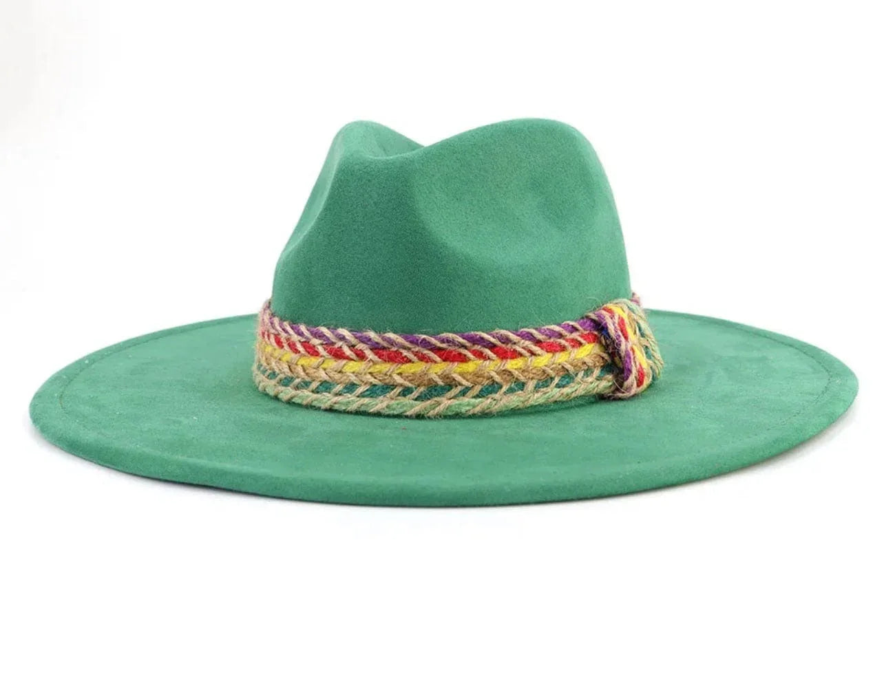 Premium banded Suede Fedora Hat - Accessorizmee