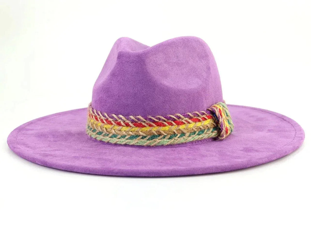 Premium banded Suede Fedora Hat - Accessorizmee