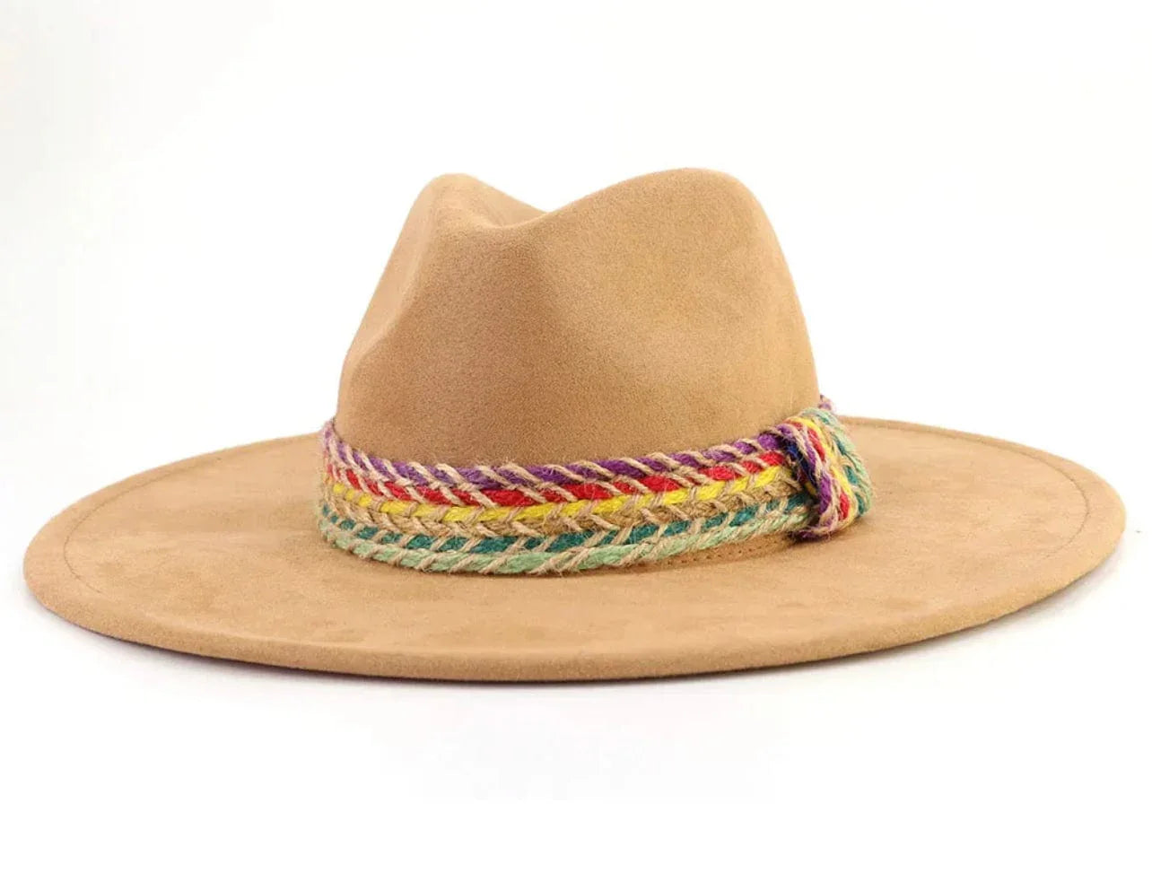 Premium banded Suede Fedora Hat - Accessorizmee