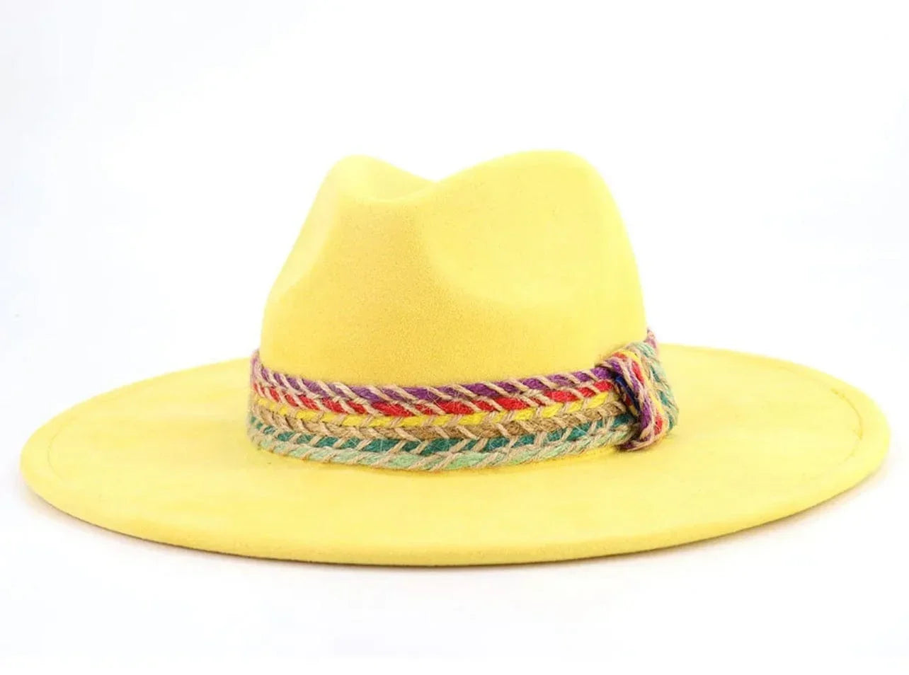 Premium banded Suede Fedora Hat - Accessorizmee