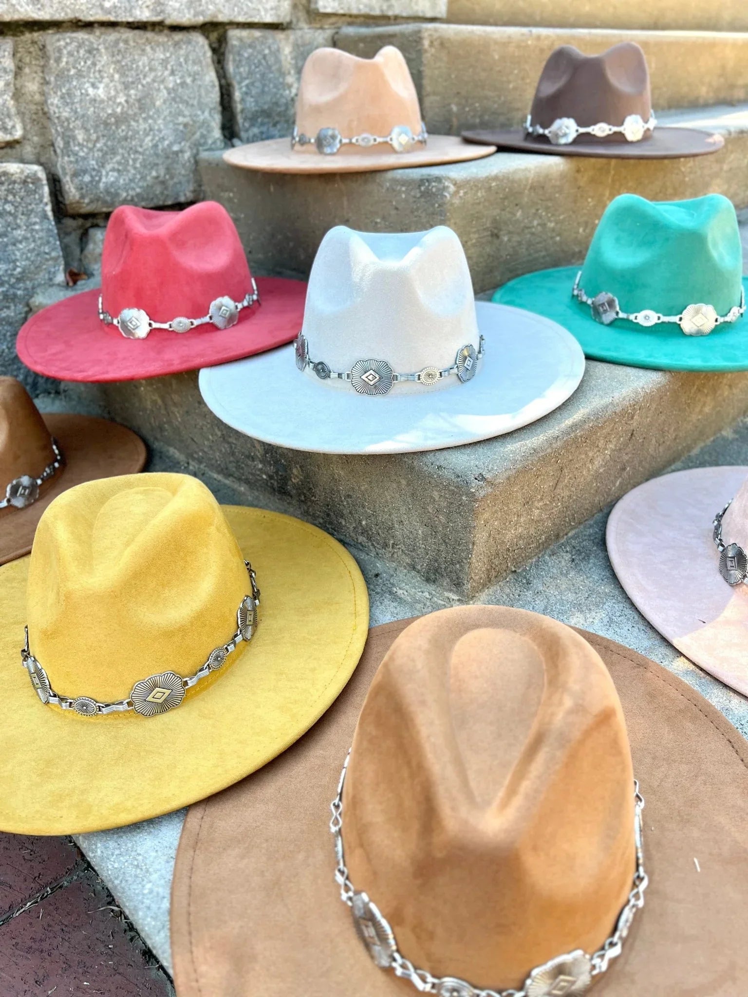 Premium Suede Ballad chain fedora Hat - Accessorizmee