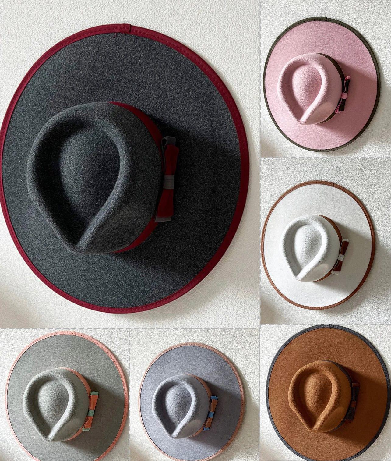 Prestigious Banded Fedora Hat - Unisex, Adjustable Straps Inside, Polyester Interior, Cotton Exterior, Available in Various Colors - Accessorizmee
