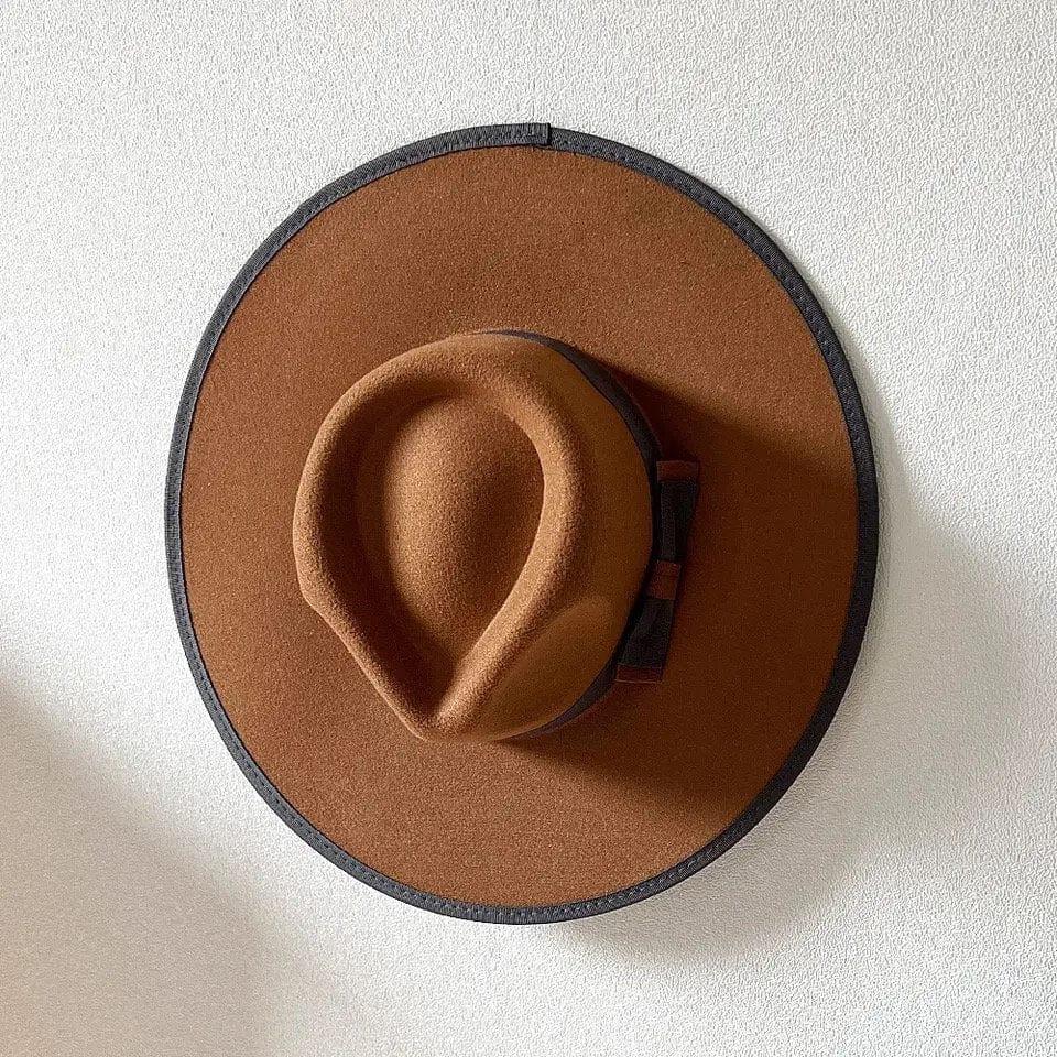 Prestigious Banded Fedora Hat - Unisex, Adjustable Straps Inside, Polyester Interior, Cotton Exterior, Available in Various Colors - Accessorizmee