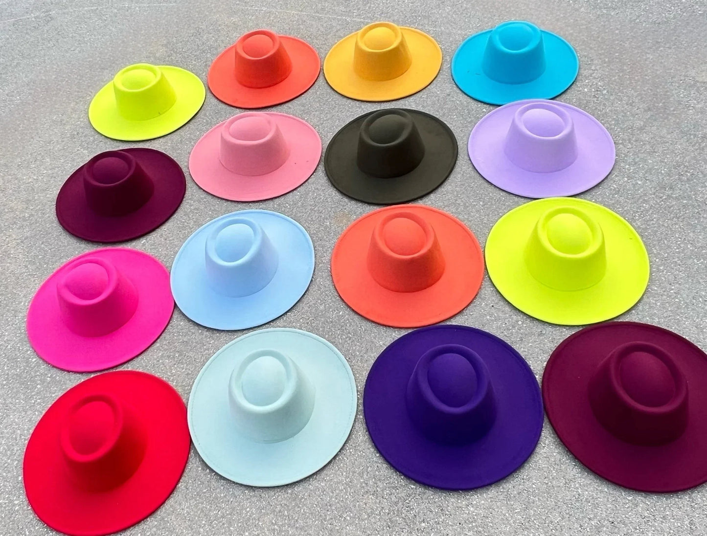 Round Brim Stiff Fedora - Adjustable Felt Hat with 10cm Brim, Unisex, Polyester Interior, Available in Various Colors - Accessorizmee