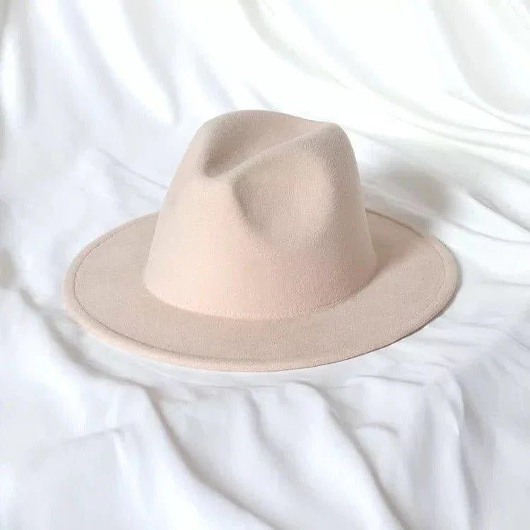 Solid Stiff Fedora - Accessorizmee