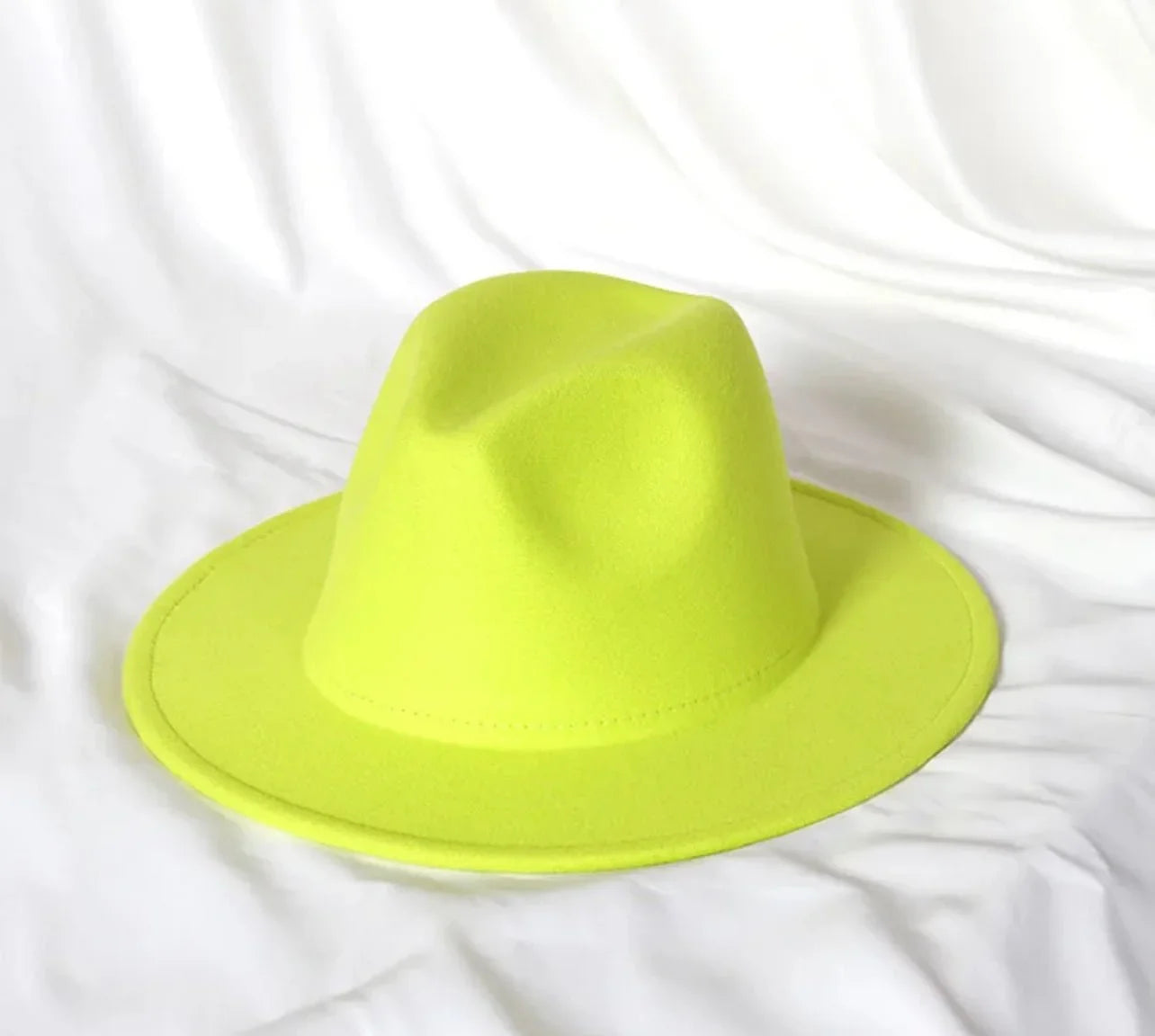 Solid Stiff Fedora - Accessorizmee