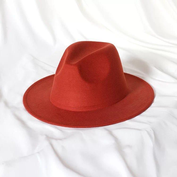 Solid Stiff Fedora - Accessorizmee