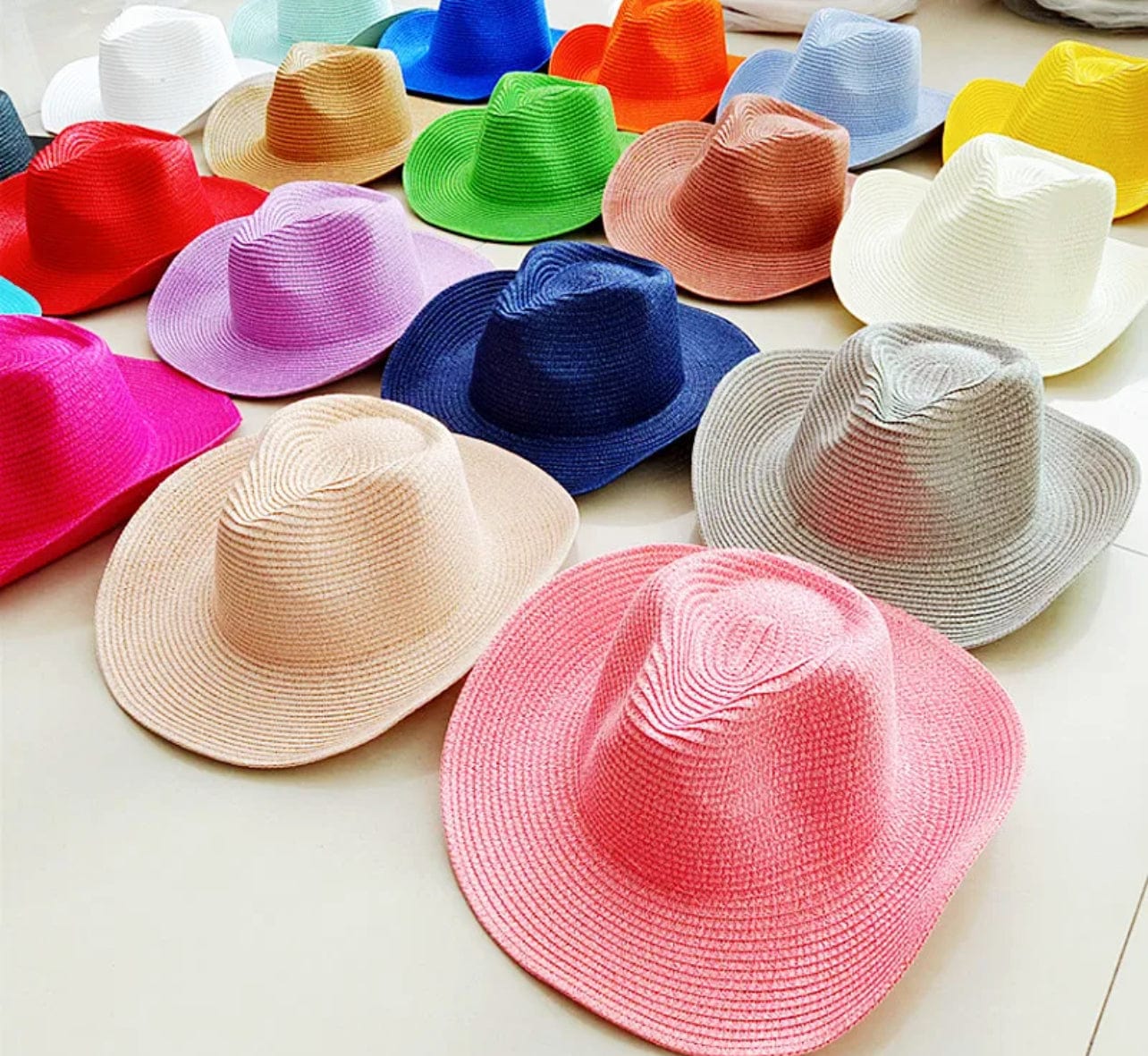 Straw Cowboy Breathable Hat - Accessorizmee