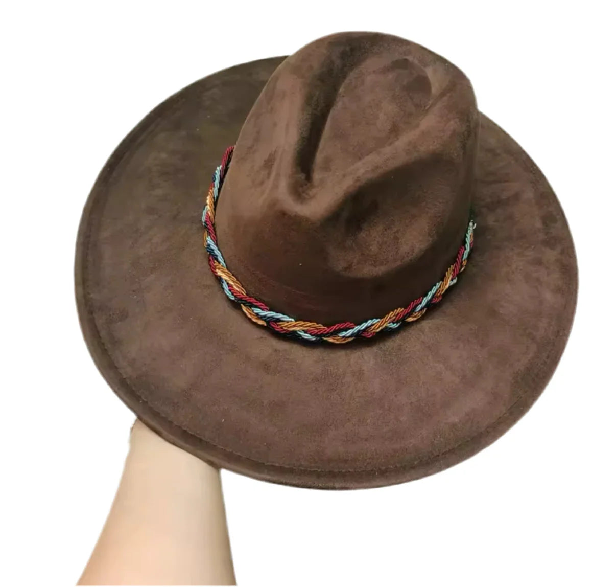 Twistme Suede wide brim Fedora - Accessorizmee
