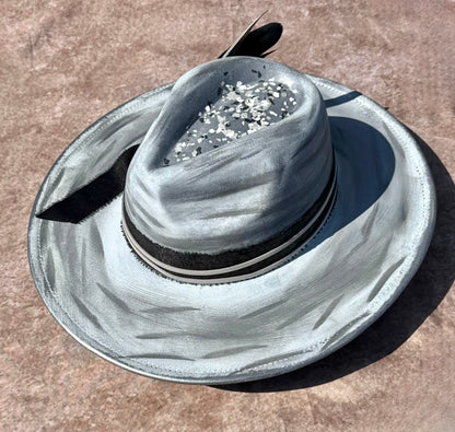 Custom handcrafted Nightfire Fedora Hat
