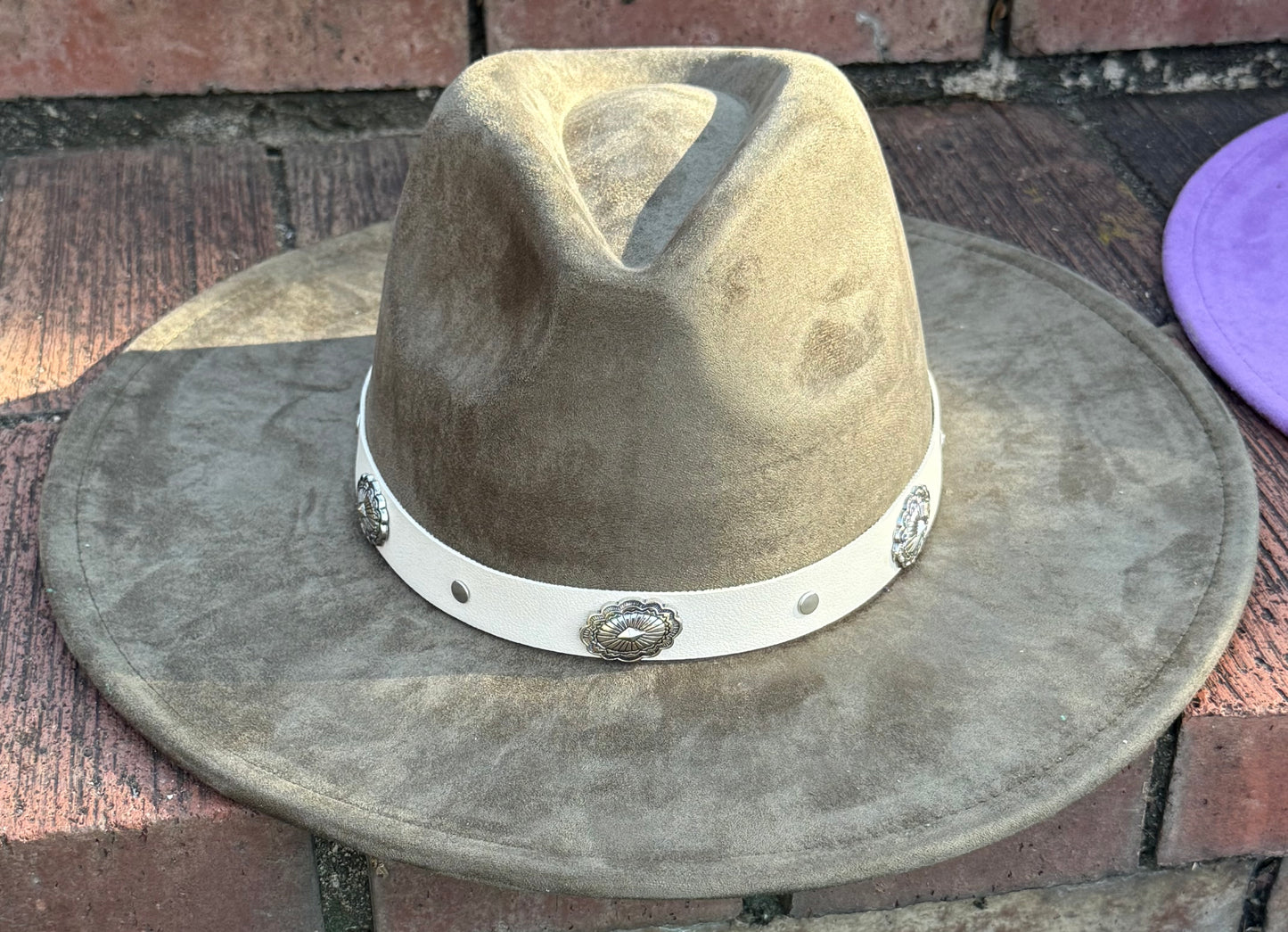 Flare Suede Wide Brim Fedora