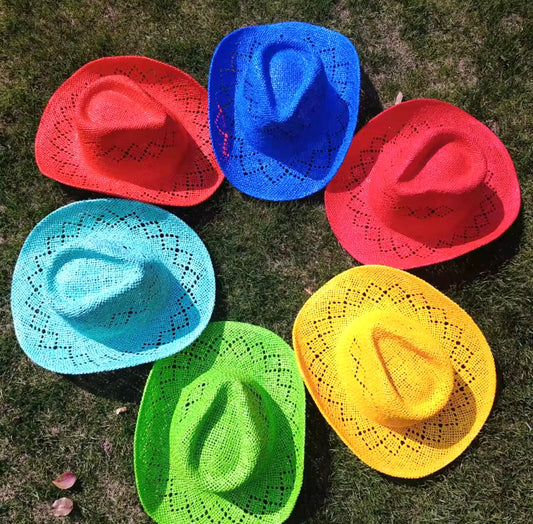 Relaxed Straw Cowboy Hat - Accessorizmee
