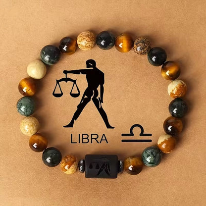 Natural beaded Zodiac Bracelet - Accessorizmee