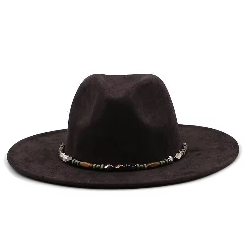 Kos Suede Fedora Hat