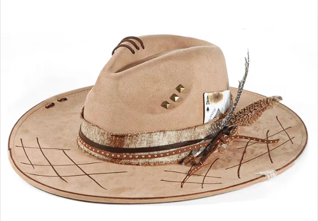 Custom handcrafted FlushFedora Hat