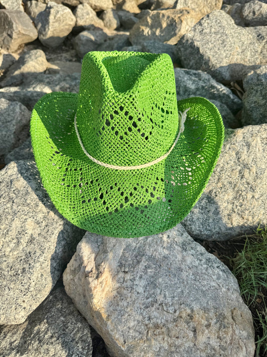 Relaxed Straw Cowboy Hat