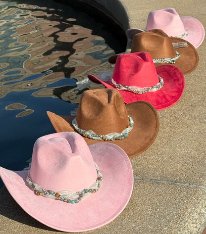 Fairy Suede Cowboy Hat