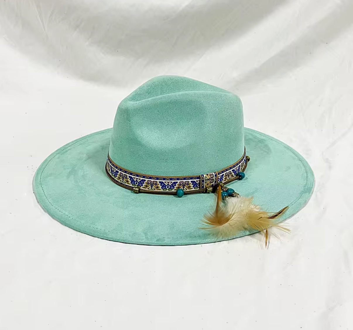 Dreams Suede Wide Brim Hat - Accessorizmee