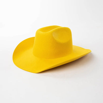 100% Wool Cowboy Hat Solid, Solid Cowboy Hat for Burning