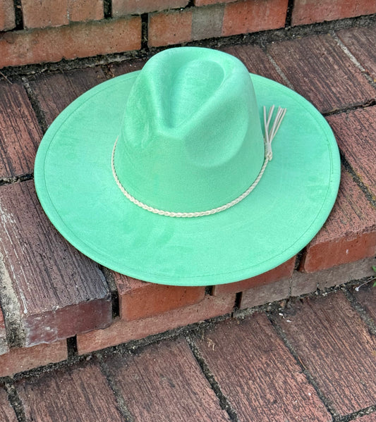 Vegan Suede Classic Wide Brim-Style Hat – Unisex ,Adjustable & Stylish Suitable for Pyrography, Laser Engraving - Accessorizmee