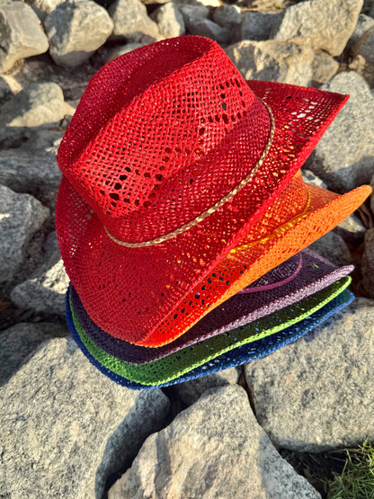 Relaxed Straw Cowboy Hat