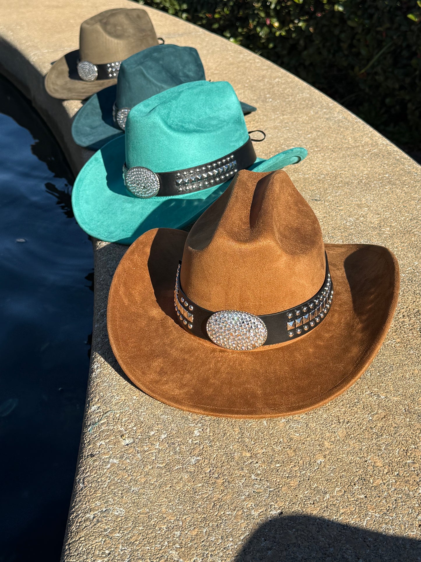 Premium Glimpse Suede pinched Cowboy Hat