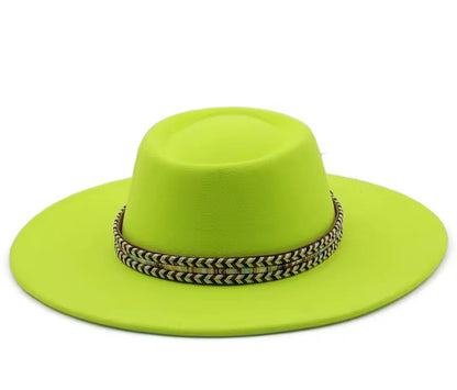 Round Widebrim Fedora- Rust - Accessorizmee